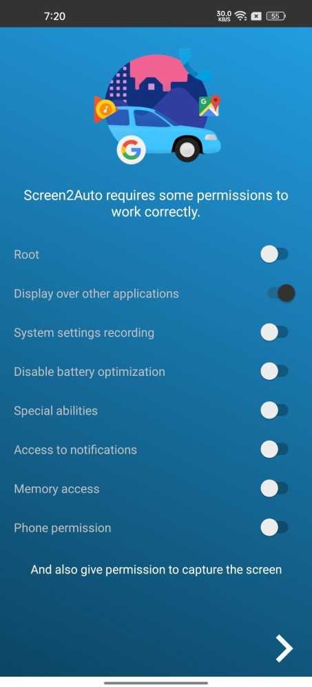 Allow all the permissions